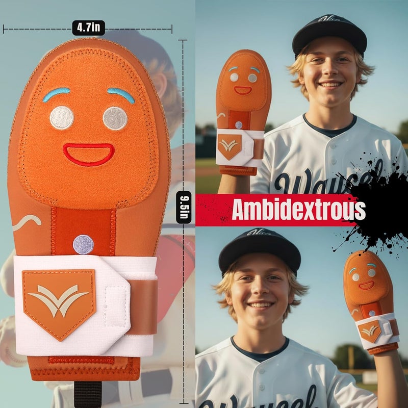 Waycel Sliding Mitts - Baseball Sliding Mitt for Youth - Ice Cream Sliding Mitt Baseball - Softball - Image 3